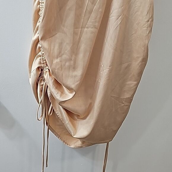 Leau Cabo Mini Bodycon Dress in Champagne Size XS - Picture 7 of 12